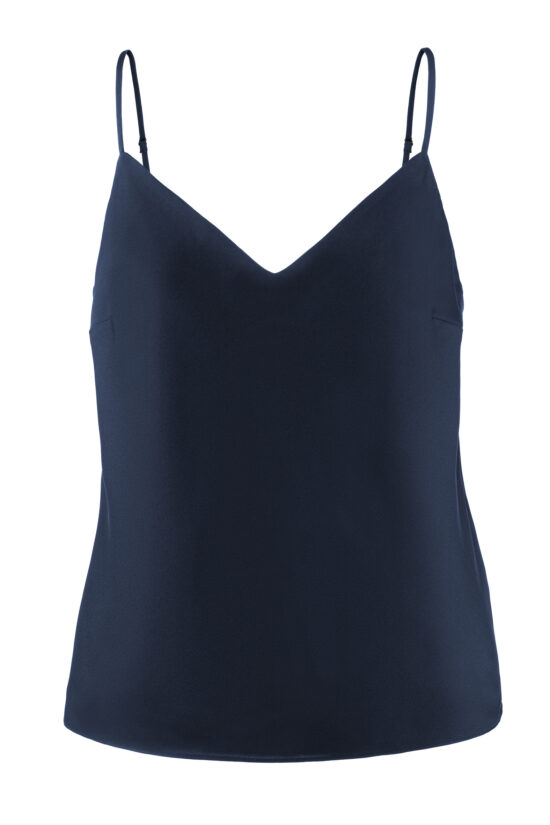 SOLID SILK Basic Top midnight