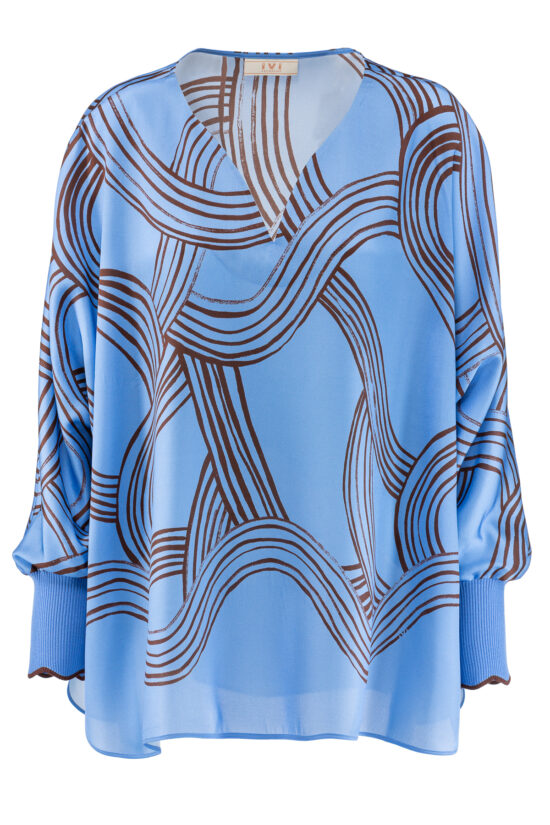 LINES BLUE Tunic