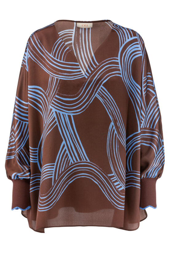 LINES BROWN Tunic