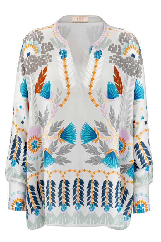 MOSAIC FLOWERS Tunic