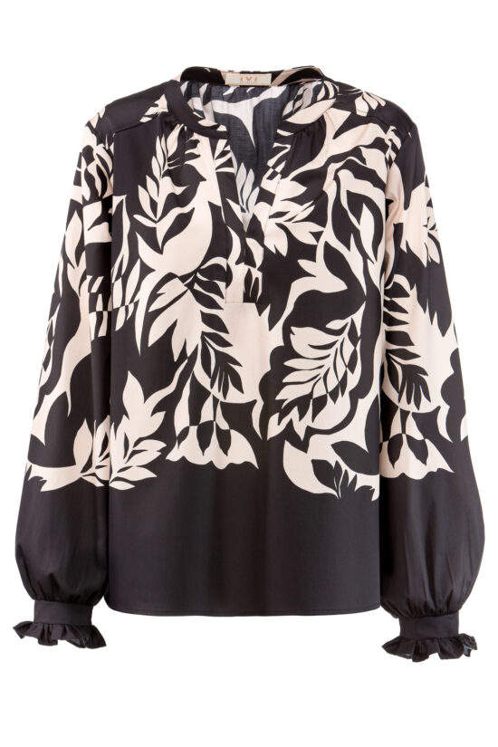 SHADOW PLAY Cotton Blouse