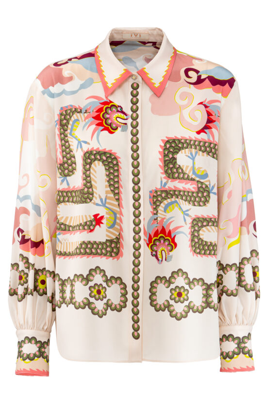DRAGON Silk Shirt Blouse