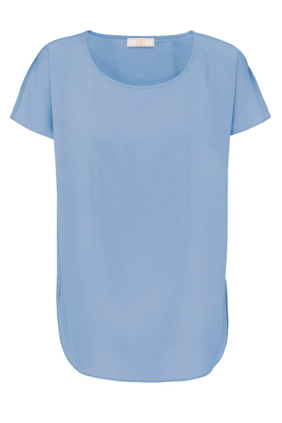 SOLID SILK Shirt blue