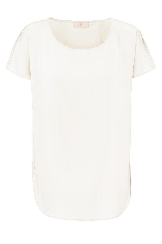 SOLID SILK Shirt off-white