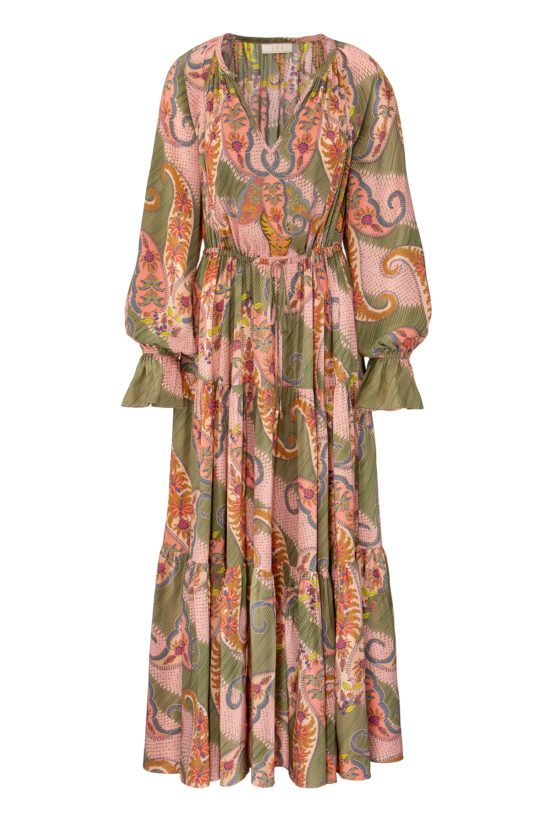 RUSTIC PAISLEY Maxi Dress