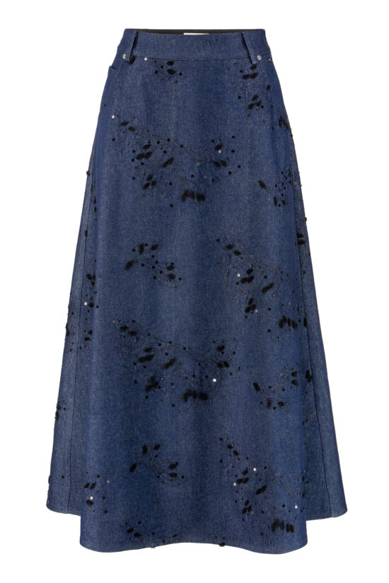 DENIM Midi Skirt