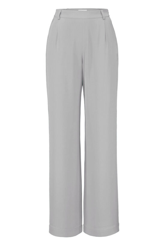 SOLID SILK Silk Pants silver