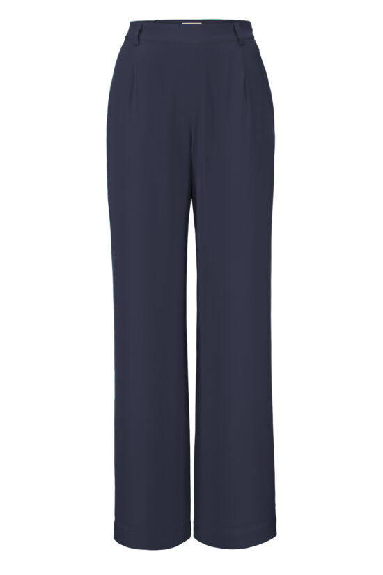 SOLID SILK Silk Pants midnight
