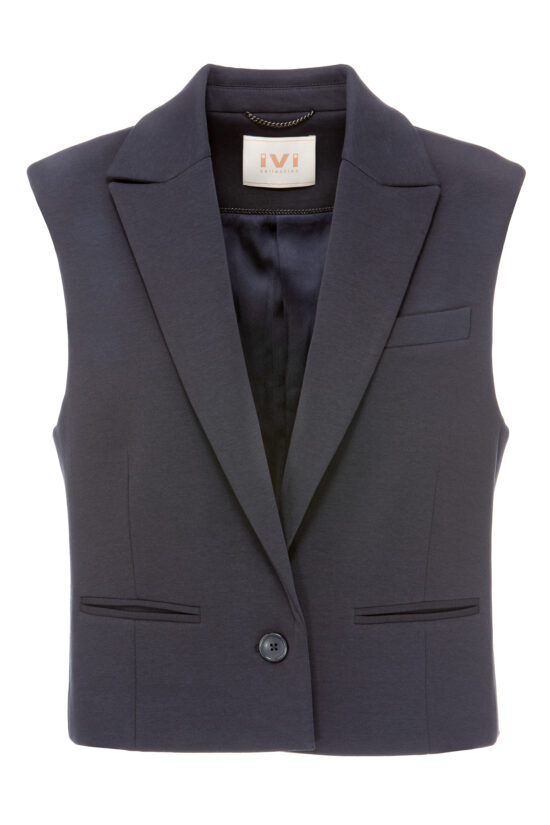 SOLID JERSEY Short Vest, midnight